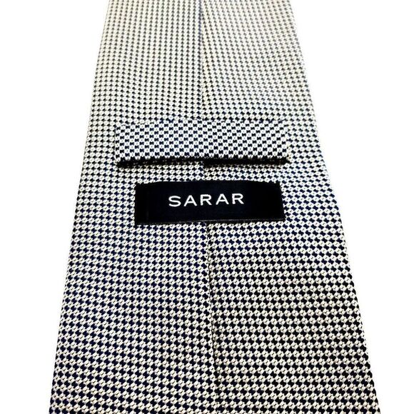 Sarar Gray‎ Microfiber Tie Woven Micro Check - Picture 4 of 6